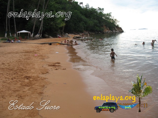 Playa Vallecito S174, Estado Sucre, Entre las mejores playas de Venezuela 